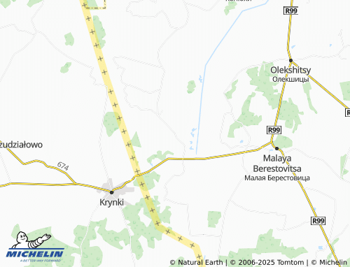 MICHELIN Lishki map - ViaMichelin