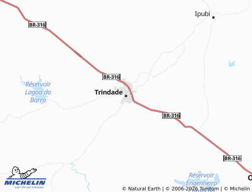 Mappa MICHELIN Trindade - ViaMichelin