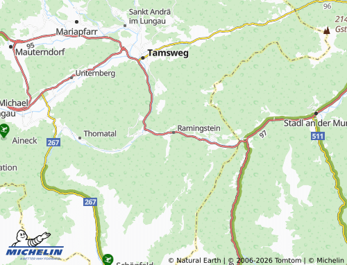 Mapa MICHELIN Ramingstein - ViaMichelin
