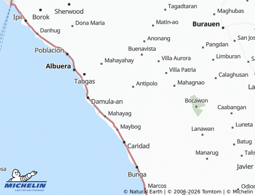 MICHELIN Tinag-an map - ViaMichelin