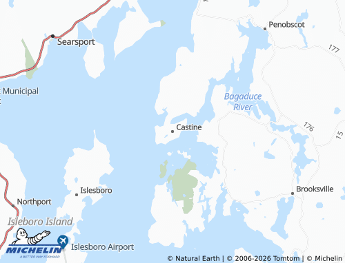 Mappa MICHELIN Castine - ViaMichelin