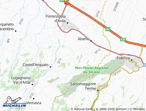 MICHELIN Cortina map - ViaMichelin