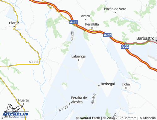 Mappa MICHELIN Laluenga - ViaMichelin