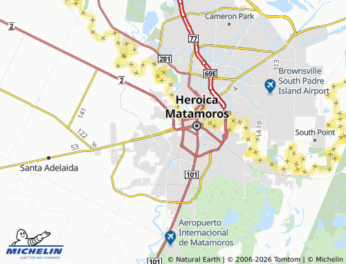 Mappa MICHELIN Francisco Villa Norte - ViaMichelin