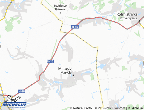 MICHELIN Stanislavchyk map - ViaMichelin