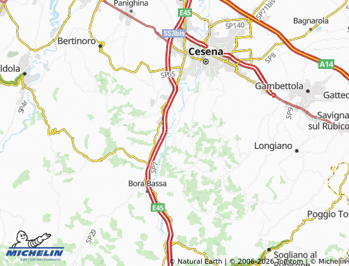 MICHELIN-Landkarte Roversano - ViaMichelin