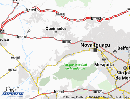 Mapa MICHELIN da Palhada - ViaMichelin