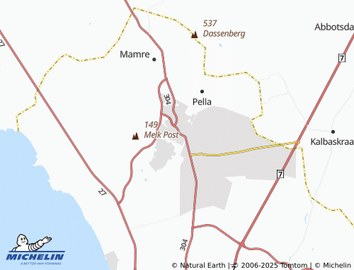 MICHELIN Protea Park map - ViaMichelin