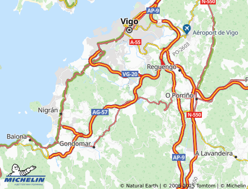 MICHELIN-Landkarte A Garrida - ViaMichelin