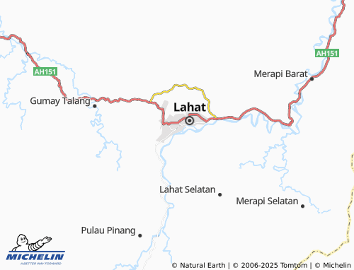 MICHELIN Banjar Negara map - ViaMichelin