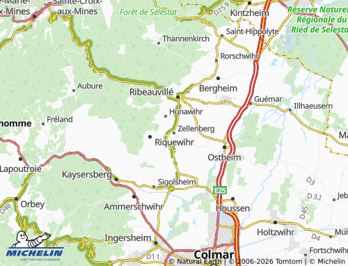 Mapa MICHELIN Zellenberg - ViaMichelin