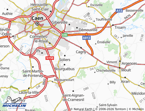 MICHELIN Four map - ViaMichelin
