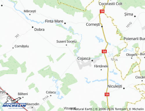 Mappa MICHELIN Bilciurești - ViaMichelin