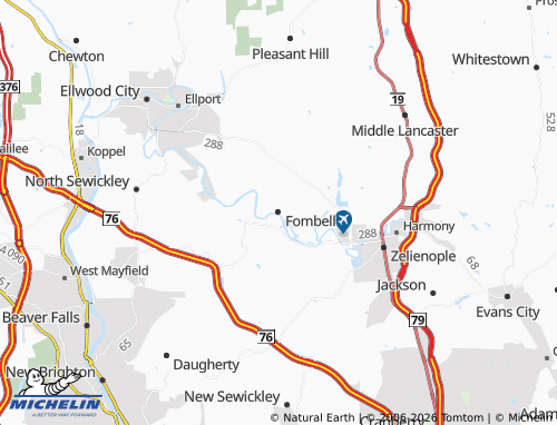 Mappa MICHELIN Fombell - ViaMichelin