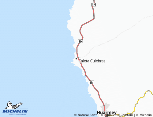 Mappa MICHELIN Caleta Culebras - ViaMichelin