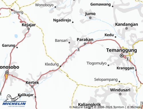 MICHELIN Kwadungan Jurang map - ViaMichelin