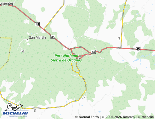 MICHELIN Sombrerete Centro map - ViaMichelin