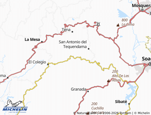 Mappa MICHELIN Las Angustias - ViaMichelin