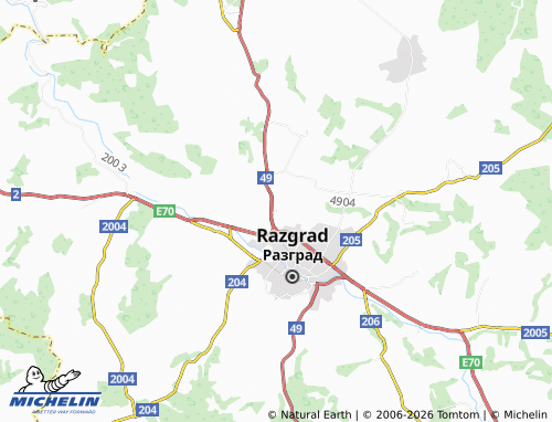 Carte MICHELIN Strazhets - ViaMichelin