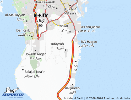 MICHELIN Hafirah map - ViaMichelin