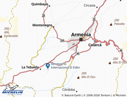 MICHELIN Puerto Espejo map - ViaMichelin