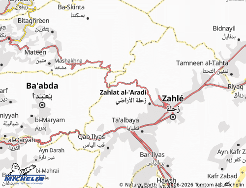 Mapa MICHELIN Tuweetah Zahlah - ViaMichelin