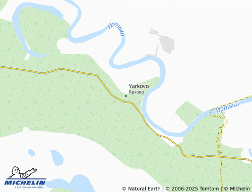 MICHELIN Yarkovo map - ViaMichelin