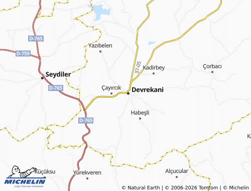 Mapa MICHELIN İsmailbey - ViaMichelin