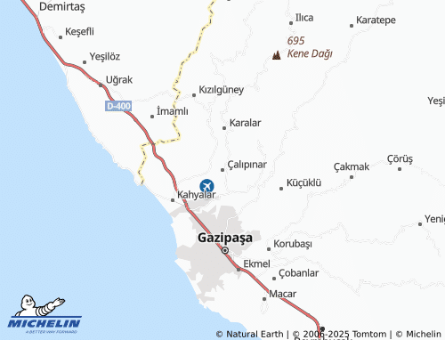 MICHELIN-Landkarte Çalıpınar - ViaMichelin