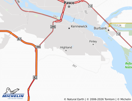 Mapa MICHELIN Highland - ViaMichelin