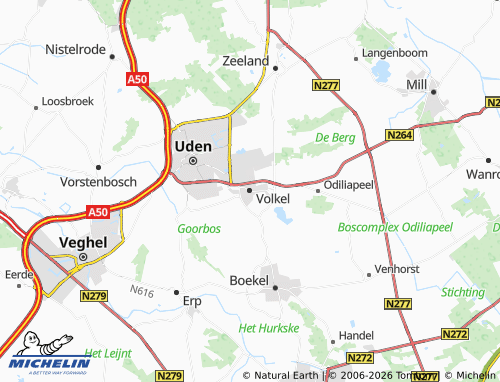 MICHELIN Volkel map - ViaMichelin