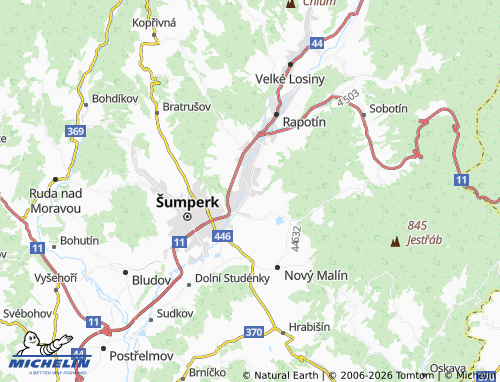Mappa MICHELIN Vikýřovice - ViaMichelin