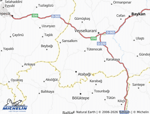 Mappa MICHELIN Çelikli - ViaMichelin