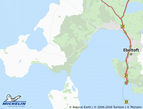 Mappa MICHELIN Fuglsø - ViaMichelin