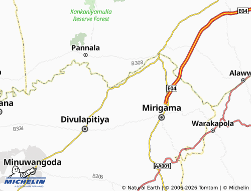 Mappa MICHELIN Haloluwa - ViaMichelin
