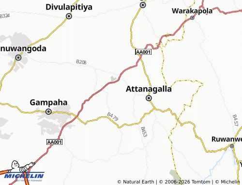 Mappa MICHELIN Mathalana West - ViaMichelin