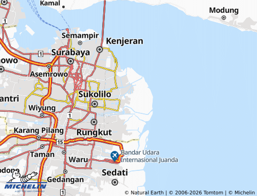 MICHELIN-Landkarte Keputih - ViaMichelin