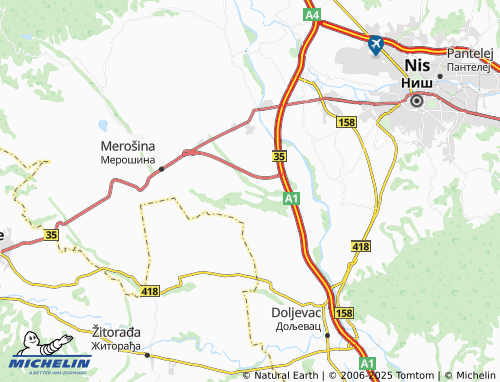 MICHELIN Balajnac map - ViaMichelin