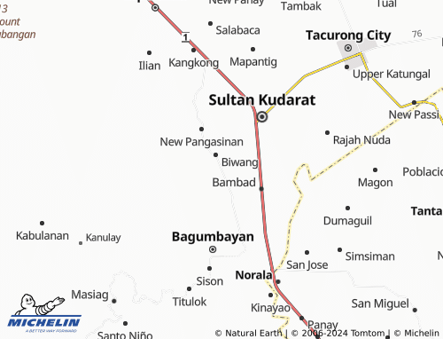 MICHELIN Daguma map - ViaMichelin