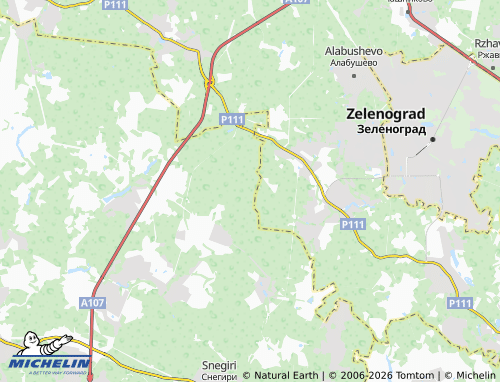Carte MICHELIN Rodnik SNT - ViaMichelin