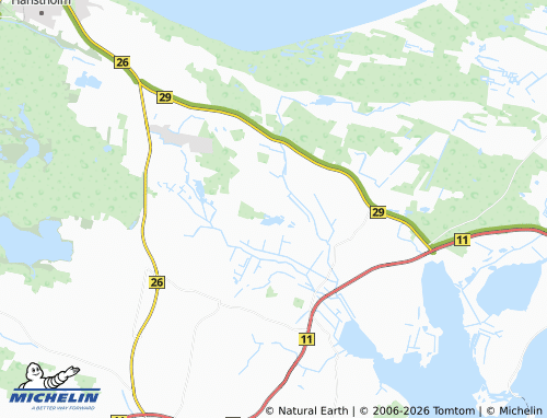 Mapa MICHELIN Søhuse - ViaMichelin