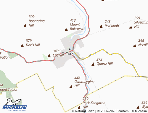 Mapa MICHELIN Balladong - ViaMichelin