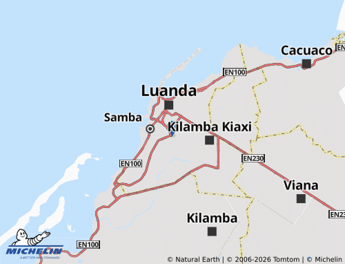 MICHELIN-Landkarte Martires de Kifangondo - ViaMichelin