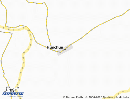 Mappa MICHELIN Hunchun - ViaMichelin