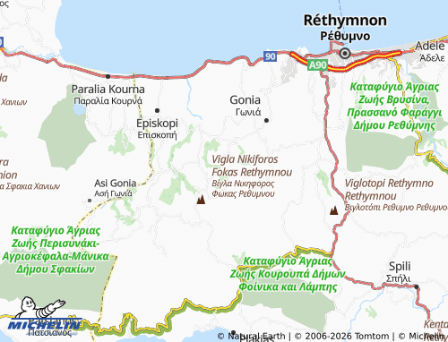 MICHELIN Palailimnos map - ViaMichelin