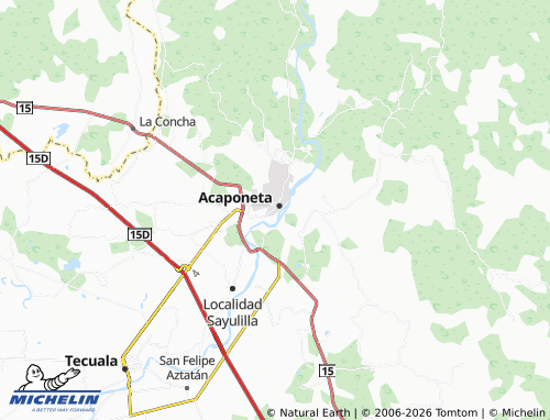 MICHELIN Alí Chumacero map - ViaMichelin