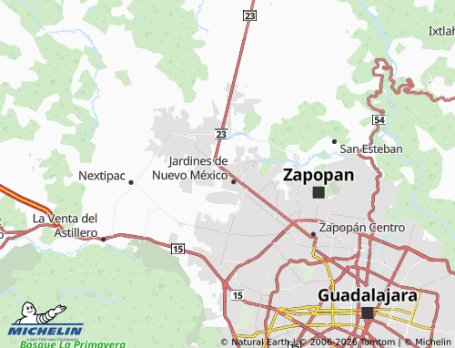 Mappa MICHELIN Reserva Las Magnolias - ViaMichelin