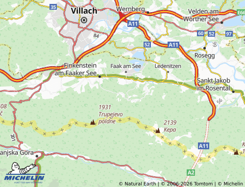 Mapa MICHELIN Altfinkenstein - ViaMichelin