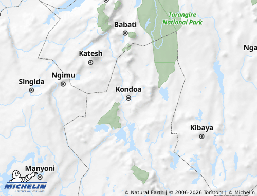 MICHELIN-Landkarte Kondoa - ViaMichelin