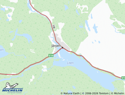 Mapa MICHELIN Järpen - ViaMichelin